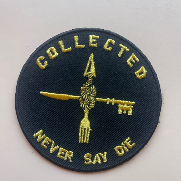 New Black And Gold the goonies Social Club  3" Embroidery Iron-on Custom patch - Picture 1 of 5